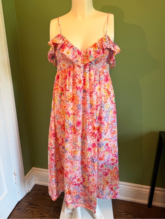 H&M Dresses & Skirts - H&M Pink Multi Floral Ruffle Sundress for Girls